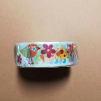 washi tape fiori hobby deco arte scrap nuovo