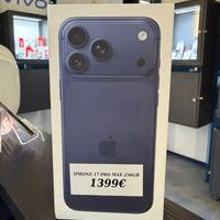iphone 17 pro max 256gb deep blue nuovo