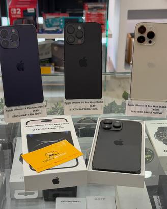Apple iPhone 14 Pro Max 256GB - BATTERIA 100%