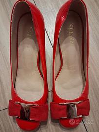 scarpe vernice rosse