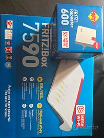 Fritz!Box 7590 + Repeater 600 mesh