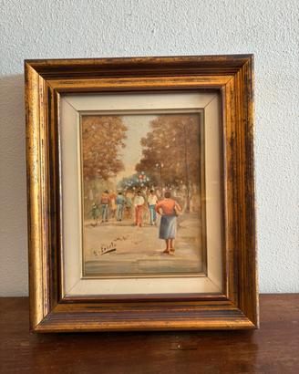 Dipinto di vita quotidiana 1 di Ernesto Loreto