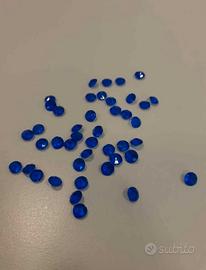 45 Zaffiri Decorativi Blu