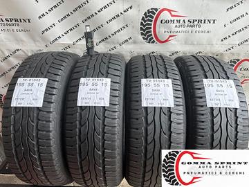 4 PNEUMATICI 195/55 R15 SAVA ESTIVE