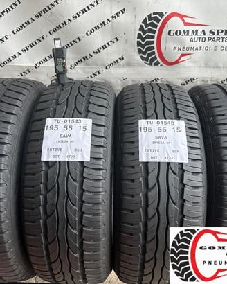 4 PNEUMATICI 195/55 R15 SAVA ESTIVE