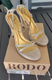 Sandalo RODO - Oro Bianco n. 36 