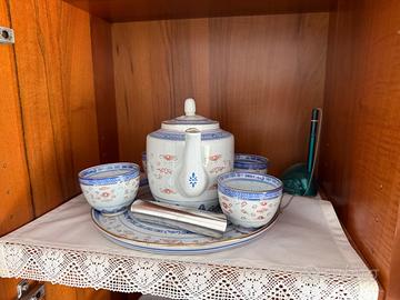 Set da tè in porcellana stile orientale