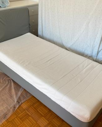 Struttura letto + materasso Singolo 90x200 cm