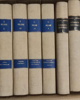 il milione geografia + Rizzoli Larousse 8 vol