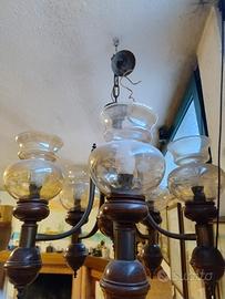 Lampadario vintage-shabby chic