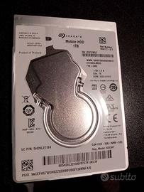 HD Seagate Mobile 1 TB 2,5"