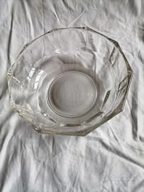 CIOTOLA INSALATIERA FRUTTIERA vintage in VETRO