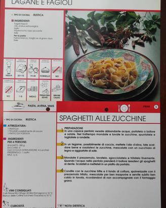 Raccolta completa schede ricette + raccoglitore