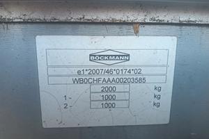 rimorchio doppio asse 2000k