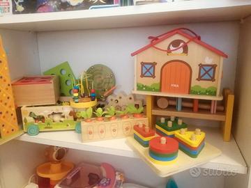 Lotto giochi in legno Montessori VIGA – giochi edu