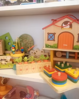 Lotto giochi in legno Montessori VIGA – giochi edu