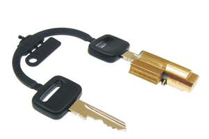 Lucchetto bloccasterzo ciclomotori Piaggio imposta