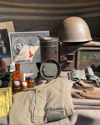 GRANDE LOTTO MILITARIA WW2 RIORDINO COLLEZIONE