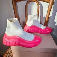 Miu Miu white and pink sneakers 37 IT
