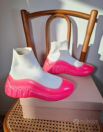 Miu Miu white and pink sneakers 37 IT
