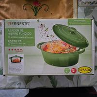 Rostiera Ernesto in ghisa 4L 37cm , NUOVA