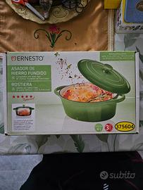 Rostiera Ernesto in ghisa 4L 37cm , NUOVA