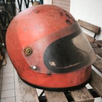 casco moto vintage