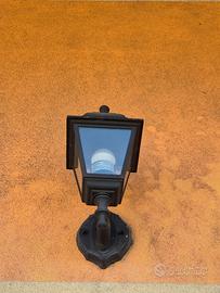 4 lampade da esterno in metallo