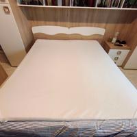 Topper matrimoniale semi rigido alto 5,5 cm