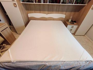 Topper matrimoniale semi rigido alto 5,5 cm