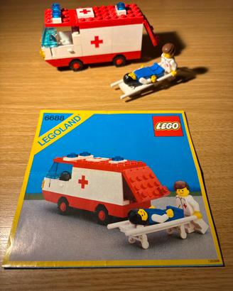 LEGO 6688 Ambulanza - Ambulance Lego City 1985