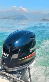 Open 5 mt. yamaha 40/70 + carrello