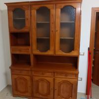 Vetrina legno massello 