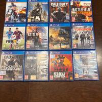 Giochi ps4 usati ma ben tenuti.