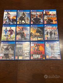 Giochi ps4 usati ma ben tenuti.