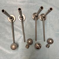 Staffe in acciaio inox per tende