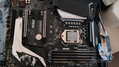 Scheda madre MSI Carbon gaming processore i5-8600k
