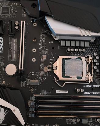 Scheda madre MSI Carbon + processore i5-8600k
