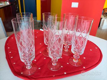 Bicchieri in cristallo vintage