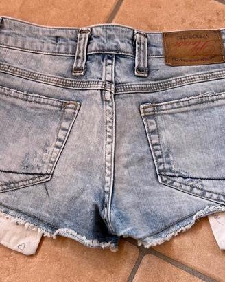 Pantaloni corti in jeans