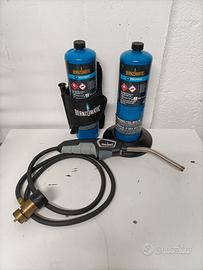 Bruciatore Bernzomatic + bombole propano