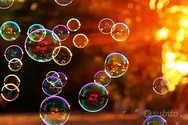 Bolle di sapone giganti animazione per feste