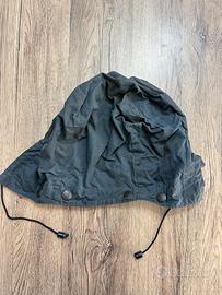 Cappuccio barbour blu vintage