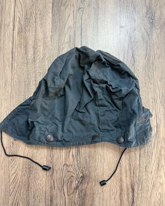 Cappuccio barbour blu vintage