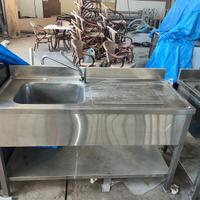 lavello professionale una vasca + miscelatore