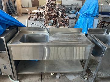 lavello professionale una vasca + miscelatore