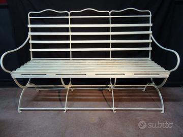 PANCHINA FERRO E LEGNO VINTAGE