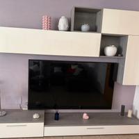 PARETE SOGGIORNO COMPONIBILE + TAVOLO