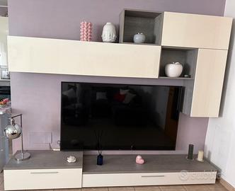 PARETE SOGGIORNO COMPONIBILE + TAVOLO