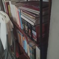 Libreria legno metallo